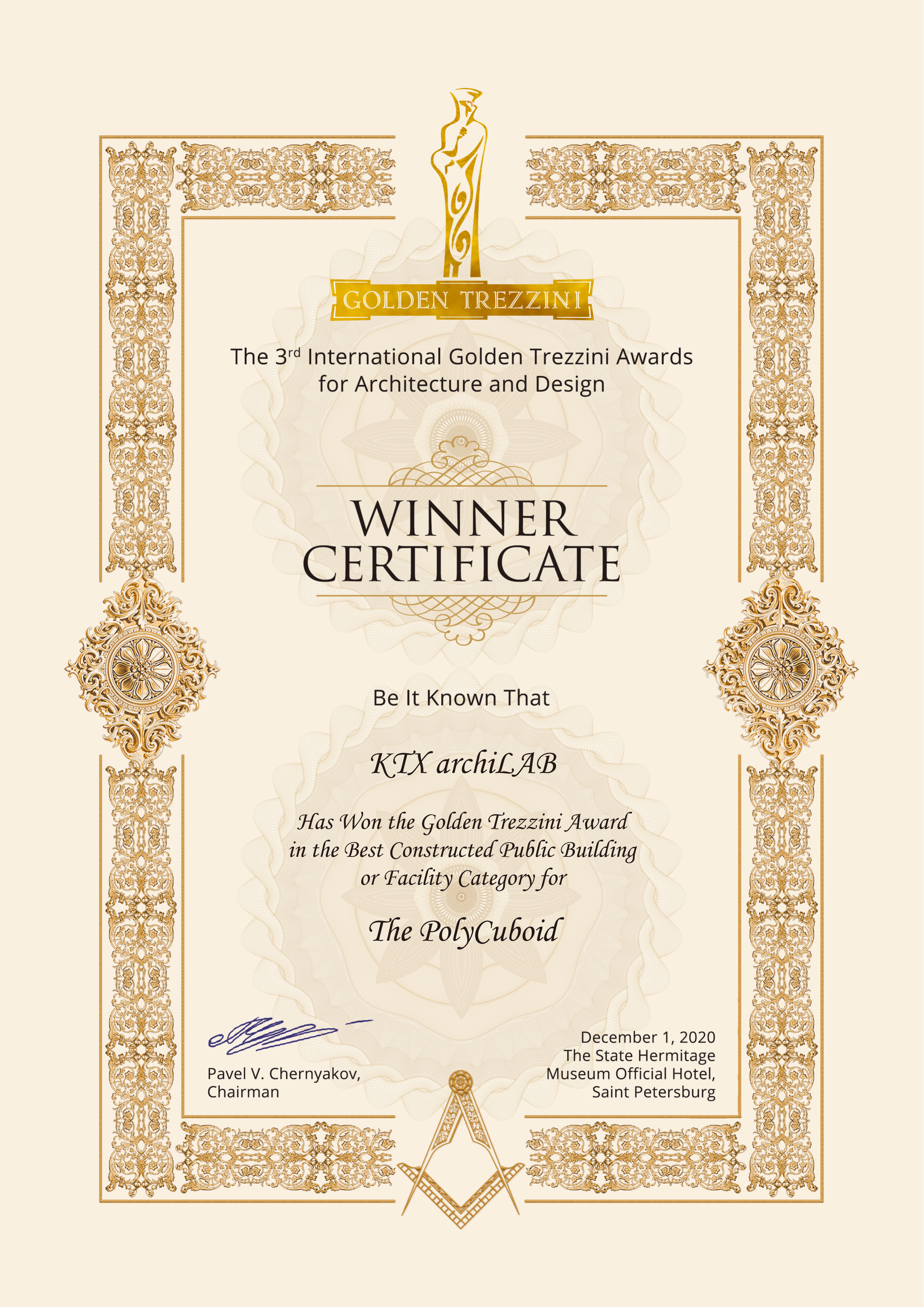 Gold-Trezini_Diplom-2020_Winner_The-PolyCuboid